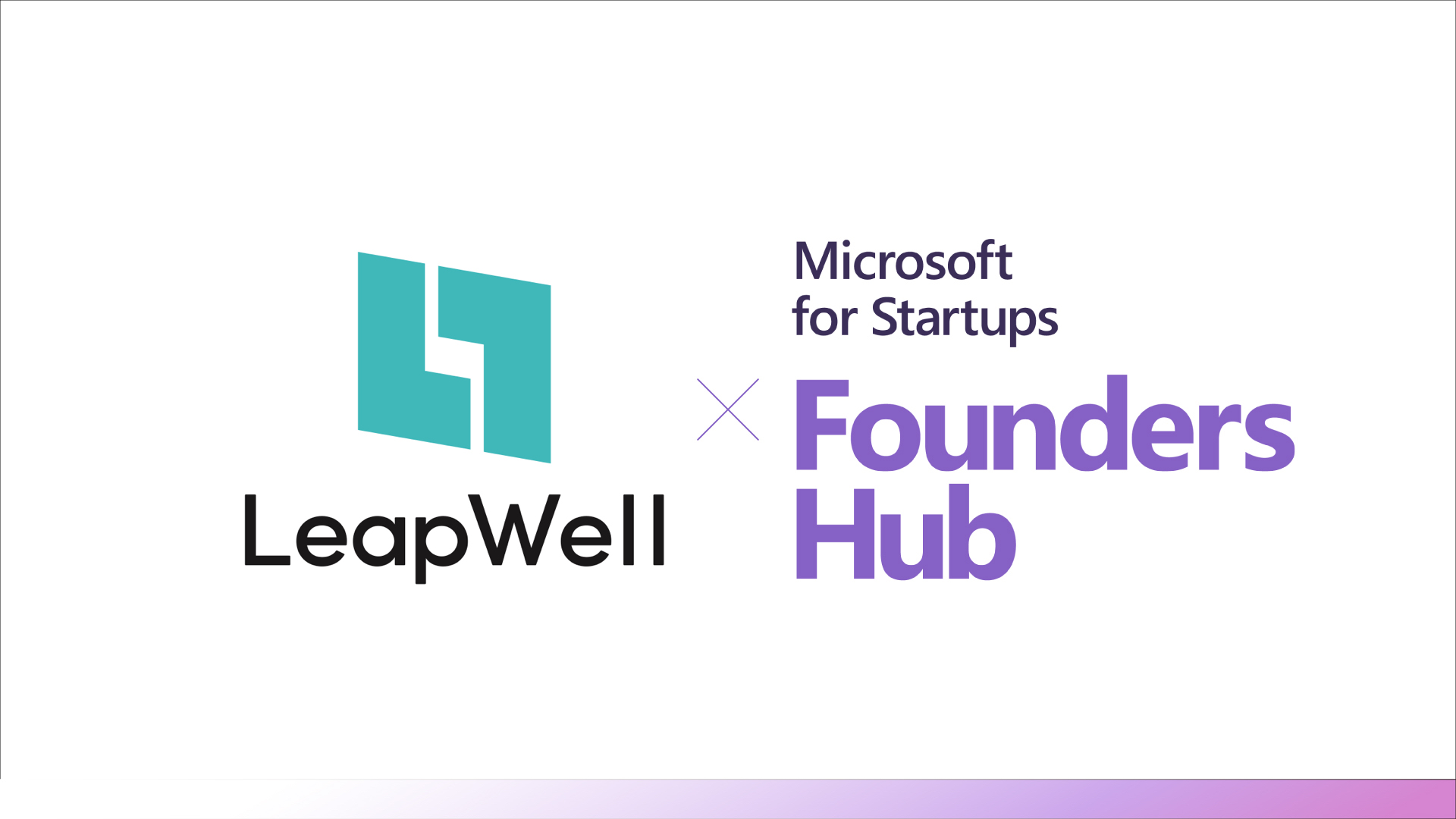 MS for startups - LeapWellとMicrosoft-